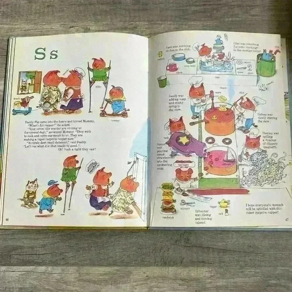 💚 Richard Scarry’s ABC Word Book A Random House Book for Children - Picture 3 of 3